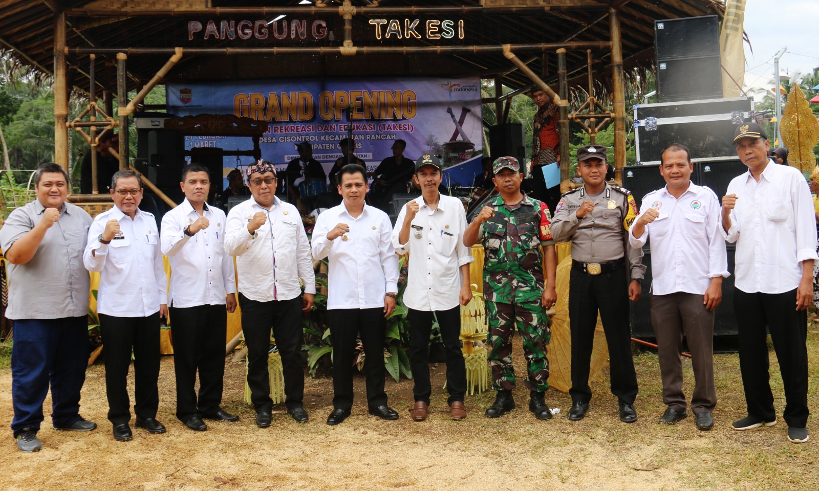 Hadiri Grand Opening Taman Rekreasi ‘Takesi’, Wabup Ciamis : Maju Tidaknya Daerah ditentukan Inovasi Pimpinannya