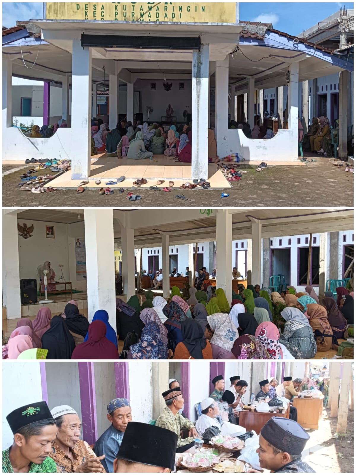 Peringatan Isra Mi'raj 1446 H Di desa Kutawaringin